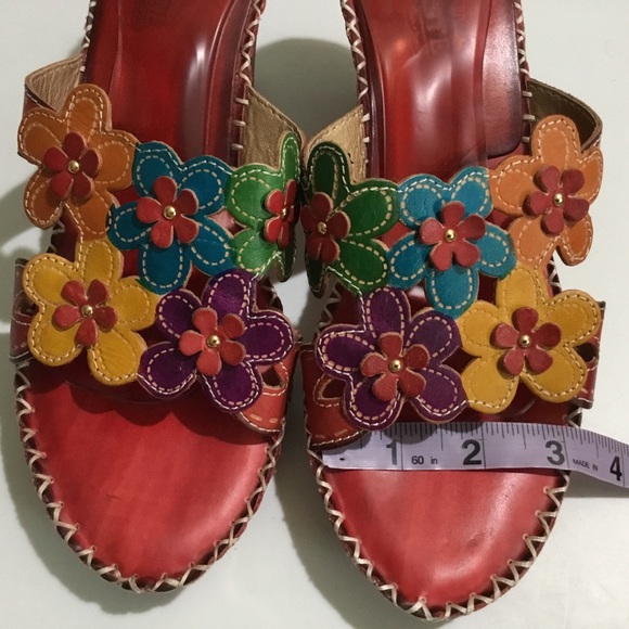 L’ARTISTE Spring Step ‘Palmetto’ leather sandals - Picture 4 of 16